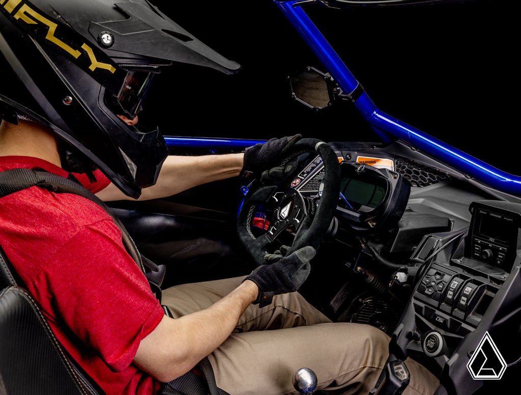 Suede Ballistic "D" UTV Steering Wheel