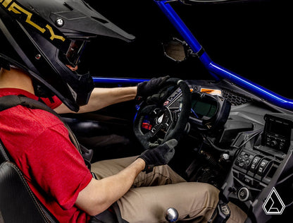 Suede Ballistic "D" UTV Steering Wheel