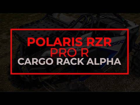 Polaris RZR Pro R Cargo Rack Alpha