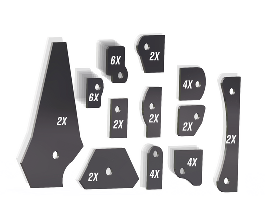 Can-Am Defender Weld-In Gusset Kit
